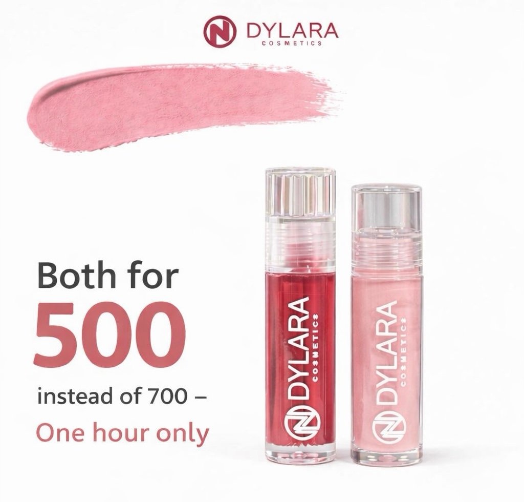 Blusher + lipgloss bundle 💌