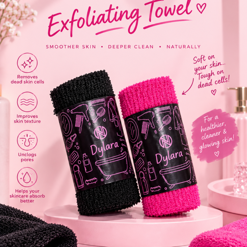 Exfoliating towel